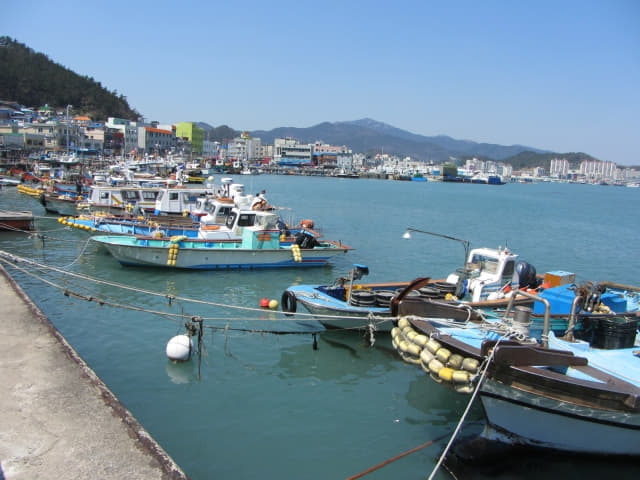 全羅南道．莞島 漁港景色