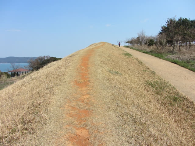 全羅南道．莞島 清海鎮遺址 版築(土牆)