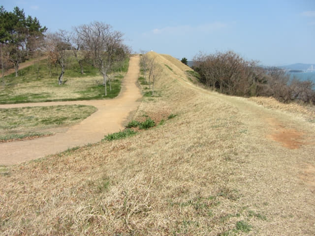 全羅南道．莞島 清海鎮遺址 南面版築(土牆)