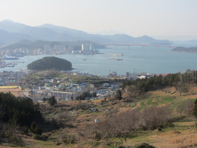 全羅南道．莞島塔俯瞰莞島市